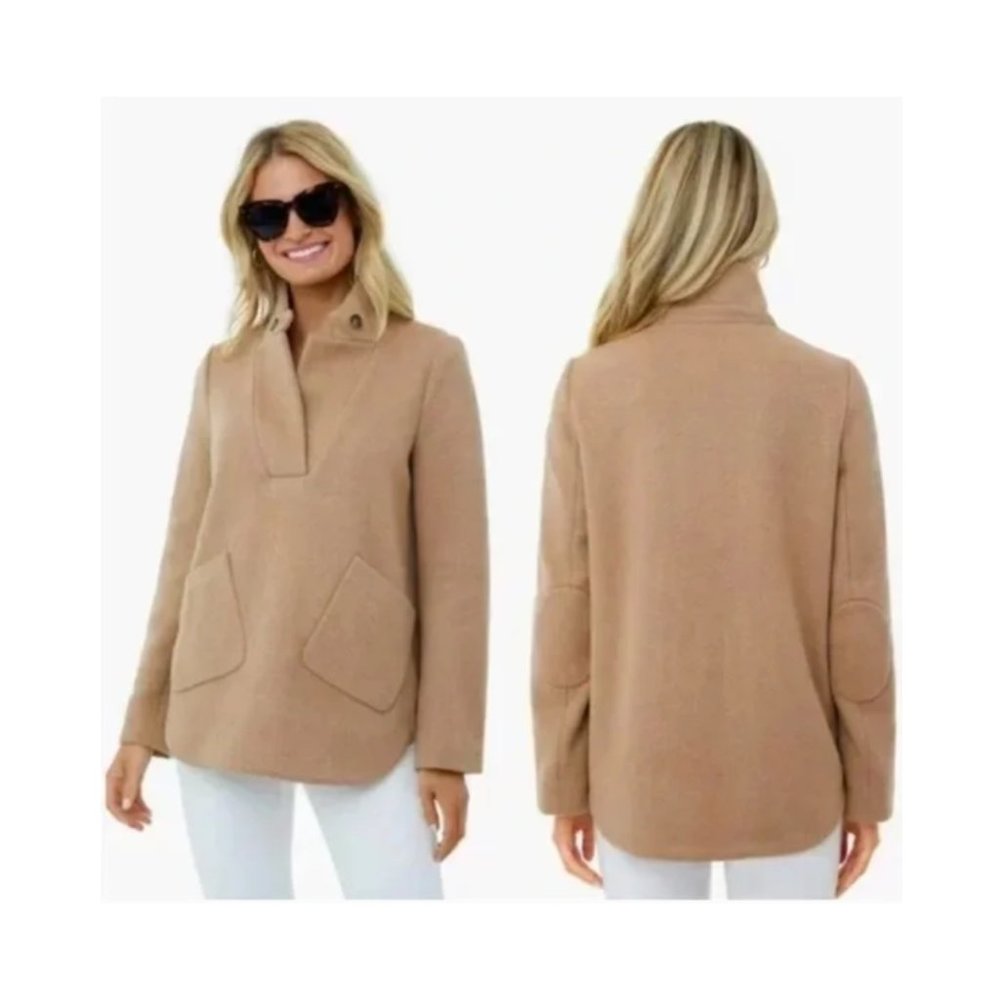 Tuckernuck | NEW Emerson Wool Equestrian Popover Jacket in Camel Size L - Picture 2 of 16